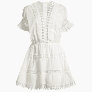 Elegant White Lace Dress